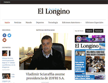 Tablet Screenshot of diariolongino.cl